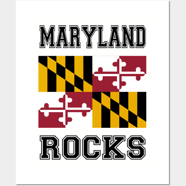 Maryland Rocks Wall Art by RockettGraph1cs